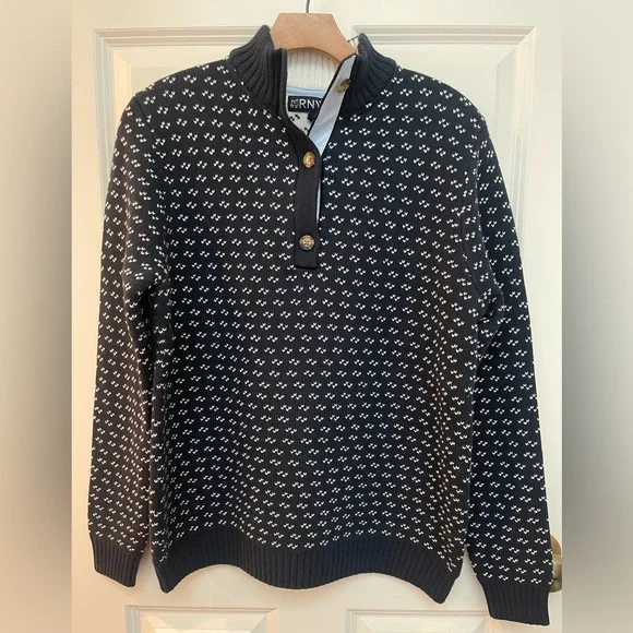 Renwick Birdseye Mock Sweater - Picture 3 of 5